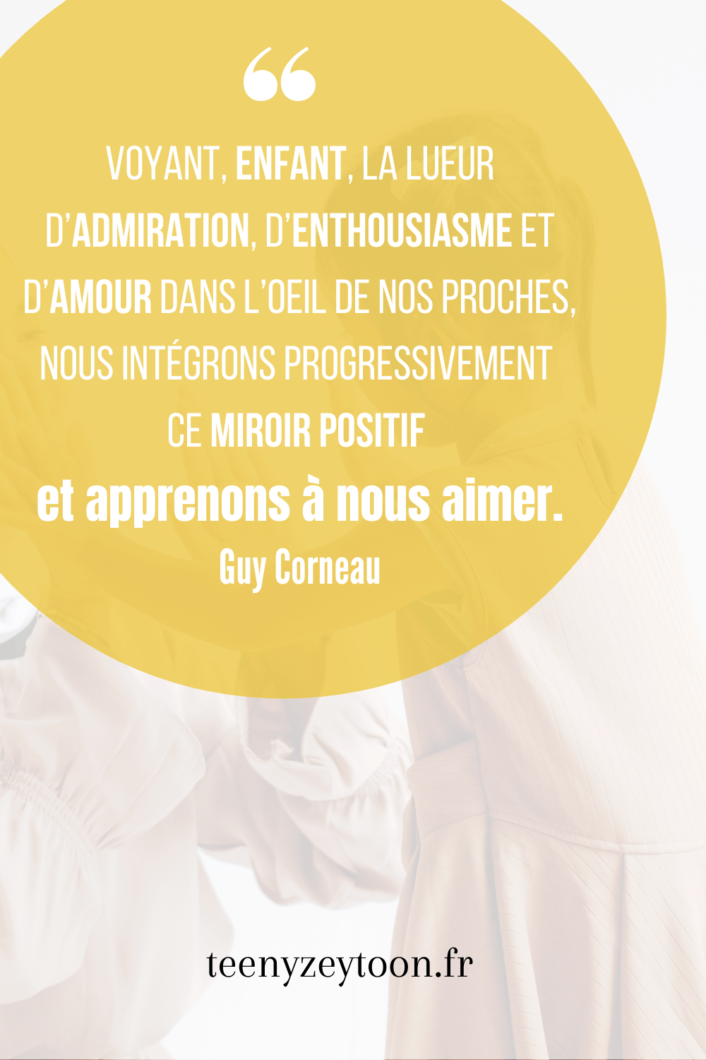 Estime de soi enfant Citation