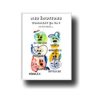Affiche émotions enfant