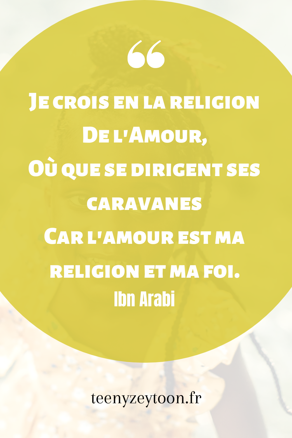 citation ibn arabi amour